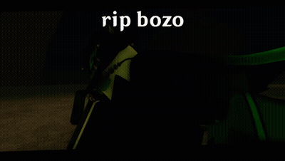 Rip Bozo Text GIF