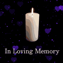 Rip Rest In Peace Candle In Loving Memory GIF