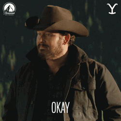 Rip Yellowstone Nodding Okay GIF