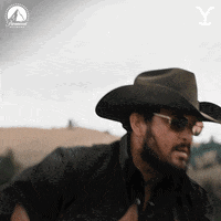 Rip Yellowstone Riding A Horse GIF