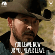 Rip Yellowstone You Leave Now GIF