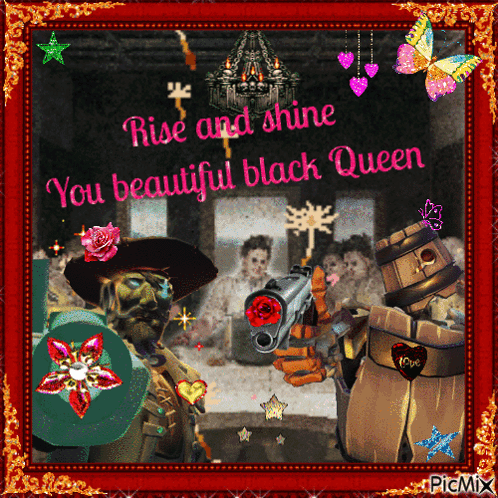 Rise And Shine Beautiful Black Queen GIF