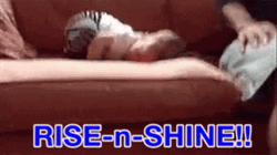 Rise And Shine Sleepy Baby Waking Up GIF