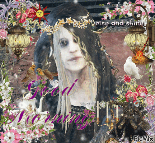 Rise And Shine Text GIF