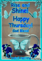 Rise And Shine Thursday Blessings GIF
