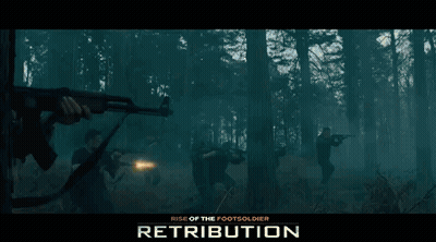 Rise Of The Footsoldier Movie Poster Soldiers Shooting Guns GIF