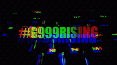 Rising On Dark Background GIF