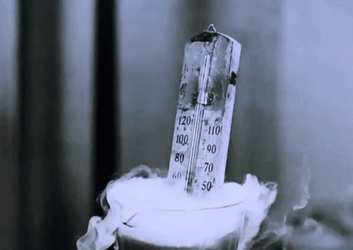 Rising Temperature Thermometer Bulb Exploding GIF