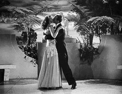 Rita Hayworth And Fred Astaire Kiss