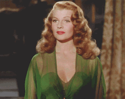 Rita Hayworth Disappointed Look
