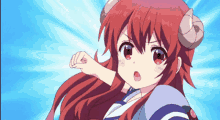 Ritsuka Sato Shokugeki Punching GIF