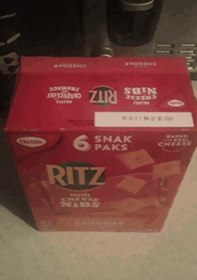 Ritz Mini Cheese Nibs Cheddar GIF