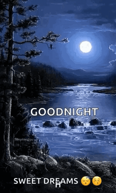 River Goodnight Sweet Dreams GIF