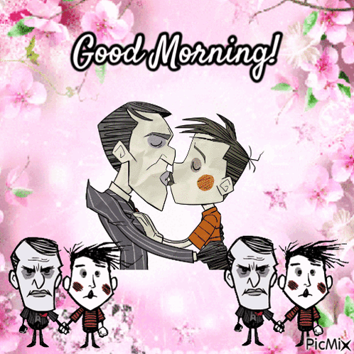 River Painting With Good Morning GIF