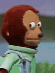 Rizz Monkey Doubtful Side Eye GIF