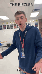 Rizzler Funny Vlogger Passing Out GIF