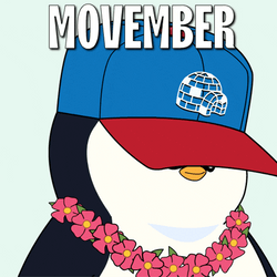 Rizzler Pudgy Penguin Winking GIF