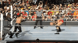 RKO Knockout Smackdown GIF
