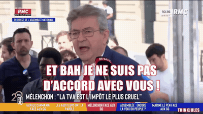 RMC Screen Shows Man Speaking French GIF