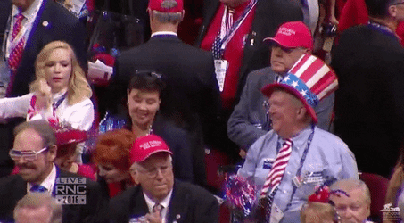 Rnc Republican Fans Cheering GIF