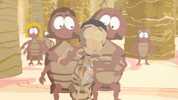 Roaches Evacuating Their Village GIF