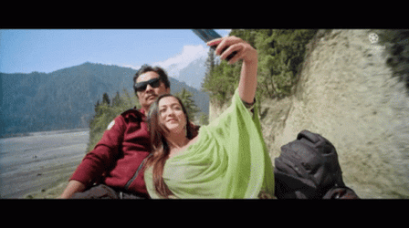 Road Trip Selfie GIF