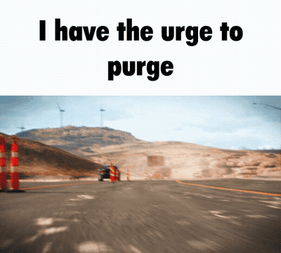 Road With I Have The Urge To Purge GIF