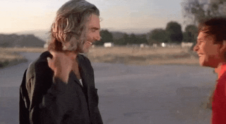 Roadhouse James And Wade Hugging Each Other GIF