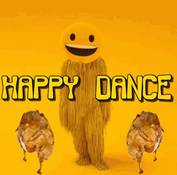 Roasted Turkey Happy Dance