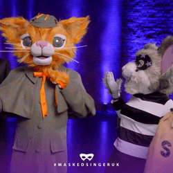 Robber Costumes Masked Singer UK GIF