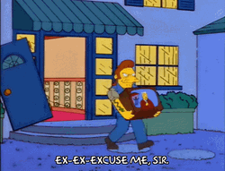 Robber Snake Jailbird Breaking Away The Simpsons GIF