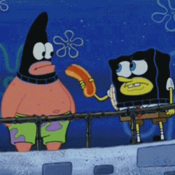 Robber Spongebob And Patrick With Glizzy GIF