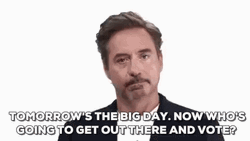 Robert Downey Jr Election GIF