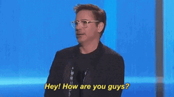 Robert Downey Jr How Are You GIF