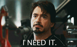 Robert Downey Jr I Need It GIF