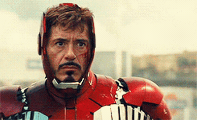 Robert Downey Jr. In Red Iron Man Costume GIF