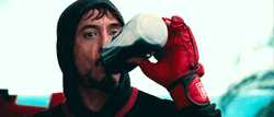 Robert Downey Jr Iron Man Suit Up Drinking Cola GIF
