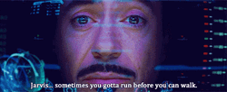 Robert Downey Jr Iron Man Suit Up Talking Jarvis GIF