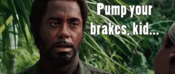 Robert Downey Jr Pump Your Break Slow Down GIF