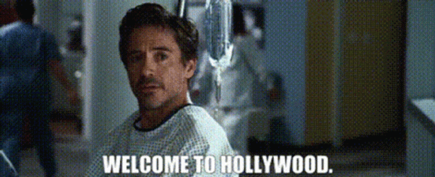 Robert Downey Jr Welcome To Hollywood GIF