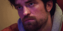 Robert Pattinson Intense Glare GIF