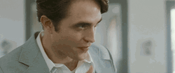 Robert Pattinson Licking Thumb GIF