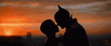 Robert Pattinson The Batman Kissing Catwoman GIF