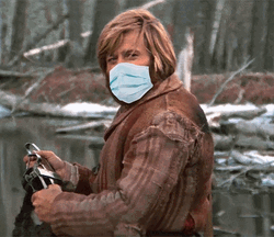 Robert Redford Face Mask Funny Edit GIF