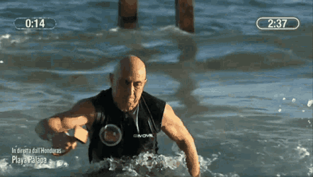 Roberto Ciufoli Isola Dei Famosi GIF