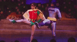 Robin And Batman Musical Dancing GIF