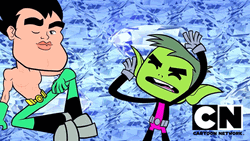 Robin On Teen Titans Modelo Face GIF