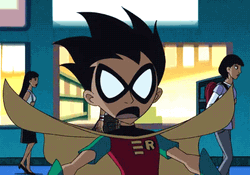 Robin Surprise Reaction GIF