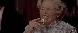 Robin Williams Old Lady Mrs Doubtfire GIF