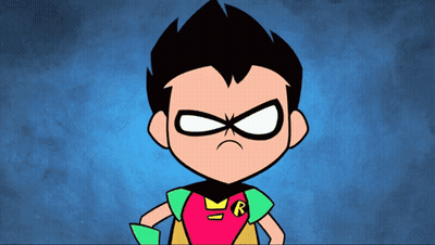 Robin With R On Shirt GIF
